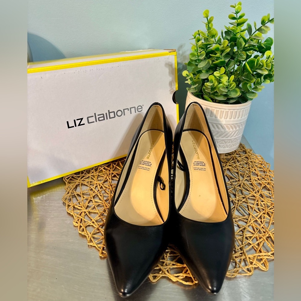 Liz Claiborne Black Heeled Shoes